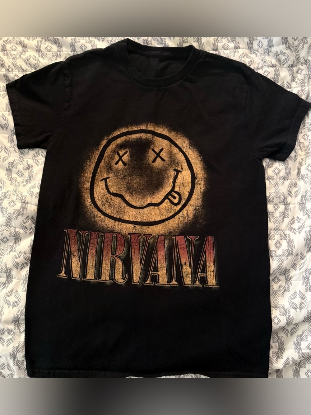 Nirvana Black Graphic Tee